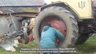 юмз 6 самостоятельный  ремонт заднего колеса  independent repair of the rear wheel