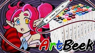 Drawing 16 of Your OC's with Art Beek Markers! Review