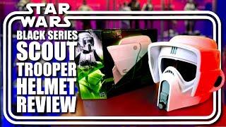 Star Wars Black Series Scout Trooper Helmet (Biker Scout) Unboxing & Review | Hasbro