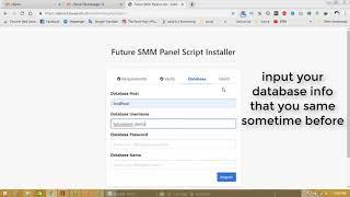 how to install Future SMM  panel script perfectpanel version