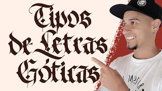  Tipos de LETRAS GÓTICAS  |  BLACKLETTER calligraphy COMPILATION