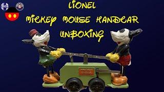 1934 Disney Mickey Mouse Handcar Unboxing!