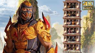 Mortal Kombat 1 - SCORPION Klassic Towers Gameplay (Very Hard Difficulty) @ 4K 60ᶠᵖˢ 