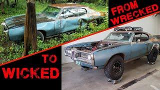 TOTALED Muscle Car Gets Another Chance at Life! Flooded LeMans Gambler Car