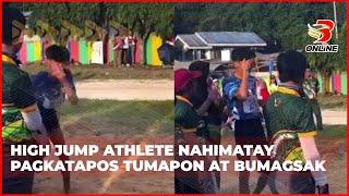 High jump athlete nahimatay pagkatapos tumapon at bumagsak