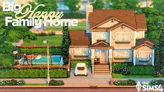 Big Happy Family SuburbanThe Sims 4 Speed Build