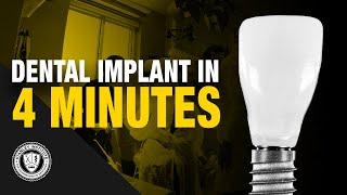 Dental Implant In Under Four Minutes | Stanley Institute for Comprehensive Dentistry