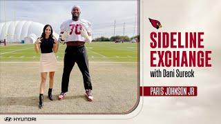 Week 13 Sideline Exchange with Paris Johnson Jr. | AZ Cardinals