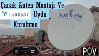 Çanak Anten Montajı ve  Uydu Ayarı Nasıl Yapılır -  TÜRKSAT  Uydu Kurulumu-Uydu Frekans Ayarlama