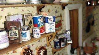 MINI KITCHEN SHELVES AND CABINETS -Stocked and Filled: Little Gretchen's Workshop