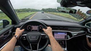 2020 Audi A6 3.0T Premium Plus - POV Test Drive | 0-60