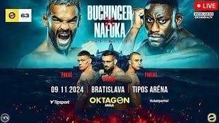 OKTAGON 63: Buchinger vs. Nafuka | LIVE STREAM | MMA FIGHNT COMPANION | Slovakia | FULL CARD