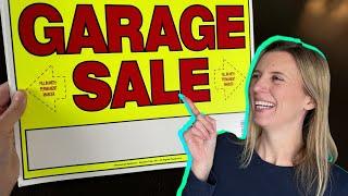 Boost Your Garage Sale with Sunburst Systems High-Visibility Signs!