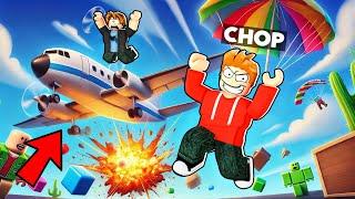 ROBLOX CHOP AND FROSTY SURVIVE THE PLANE CRASH