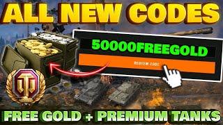 ALL NEW WORLD OF TANKS BONUS CODES | FREE GOLD & FREE PREMIUM TANKS | WOT BLITZ CODES 2025!