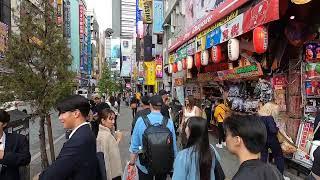 Shinjuku Japan street view of Godzilla