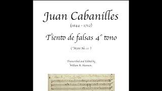 "Tiento de falsas 4° tono"  - Juan Cabanilles (1644-1712)