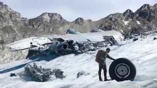 Solo Hike to an Abandoned B-29 Bomber Plane in Alaska