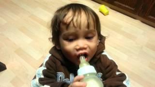 PRANK - Daddy pranks baby with pure lemon juice