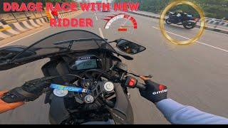 Highway Race️ Watch Till End  Drag Race With R15 V3 Ridder  #dragrace