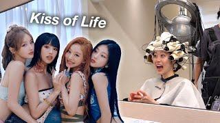 I Met One Of My Fave K-pop Groups (KISS OF LIFE) While Getting A Haircut