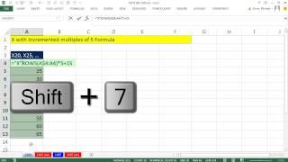 Excel Magic Trick 1184: Formula to Create Alpha Numeric Series X20, X25, X39…