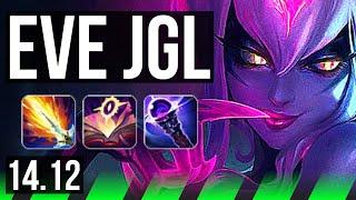 EVELYNN vs GRAVES (JGL) | 22/2/10, 70% winrate, Legendary | VN Diamond | 14.12