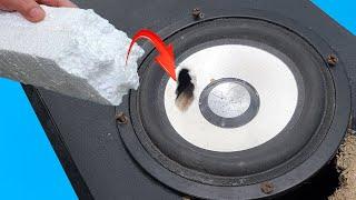 Audiophile cannot miss this! Self-patching broken speaker membranes is simple and super durable