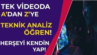 HIZLANDIRILMIŞ TEKNİK ANALİZ EĞİTİMİ | TEK VİDEODA DETAYLI TEKNİK ANALİZ ÖĞREN -Teknik Analiz Eğitim