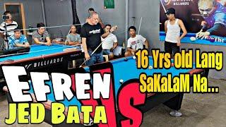 RE-LIVE  2|2  EFREN BATA REYES vs 16yrs old JED "BATA" De Castro [ PAREHAS ] RACE 20 @BATANGAS