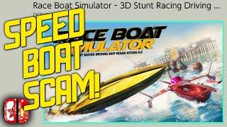 Water Based Wankery! | Race Boat Simulator - 3D Stunt Racing - Review (Nintendo Switch)