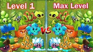 PVZ 2 Challenge - All New Premium Plants in Plants vs Zombies 2 [ Level 1 vs Max Level ] #52