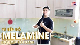 "HÉ LỘ" công trình tủ bếp melamine NHỎ GỌN, TIỆN NGHI nhà chị Thoa - Packexim Tây Hồ | NỘI THẤT HPRO