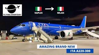 TRIP REPORT | ITA AIRWAYS A220-300 | ECONOMY | NAPLES (NAP) - MILAN (LIN)