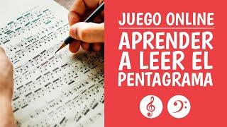 El PENTAGRAMA: JUEGO Para Aprender a Leer [Clave de Sol, Fa y Do]