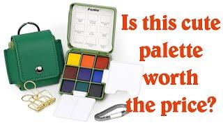 A Mini Watercolor Palette in a Holster? Yes please! Funto Pocket Watercolor Set Review