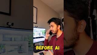 Architect before and after AI #ai #architecture #funnyvideo #viralshorts