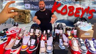 Biggest Outdoor Sneaker Event | Selling at Kobey's Swap Meet | Getting Cashed Out On Shoes
