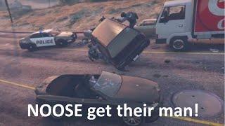 Following NOOSE (SWAT) police, what happens & where they go in GTA 5