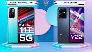 Xiaomi Redmi Note 11T 5G Vs vivo Y22 2022 | vivo Y22 2022 Vs Xiaomi Redmi Note 11T 5G