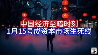 【Boss時政經濟】中国经济至暗时刻，1月15号成资本市场生死线