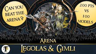 THE ARENA | 2 VS 100 | A NEW MIDDLE-EARTH STRATEGY BATTLE GAME MINI-GAME | BATTLE REPORT | WARHAMMER