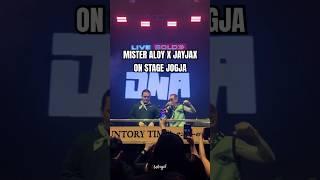 Mister aloy x jayjax on stage boshe jogja #mraloy #aloy #jayjax
