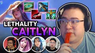 Scarra plays full lethality Caitlyn mid  (ft. Shiphtur, Yvonne, Celine, and Peterpark)