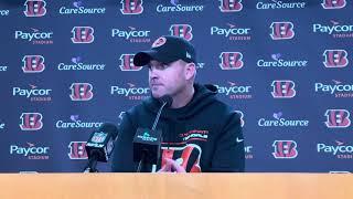 Bengals coach Zac Taylor on another one score loss at hands of Steelers