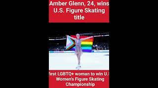 Amber Glenn win U.S. Women's Figure Skating Championship#shorts #skating #amberglenn #sports