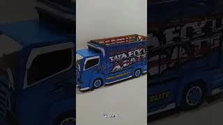 Cuman bermodalkan alat dan bahan sederhana sudah jadi miniatur truk keren!!!