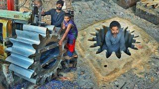 Amazing Process of Making Industrial Gear & Hobbing Process | Wheel Gear Making & Cutting Process