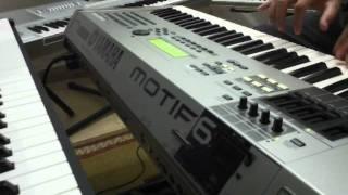 YAMAHA MOTIF 6 DEMO NA CLASSIC KEYBOARDS