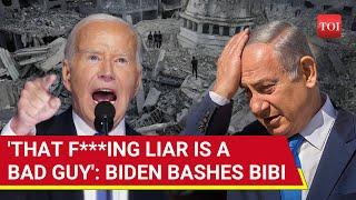 Biden's Netanyahu Frustration Now Public; Calls Israeli PM 'Son Of A B****h' In Secret Talks